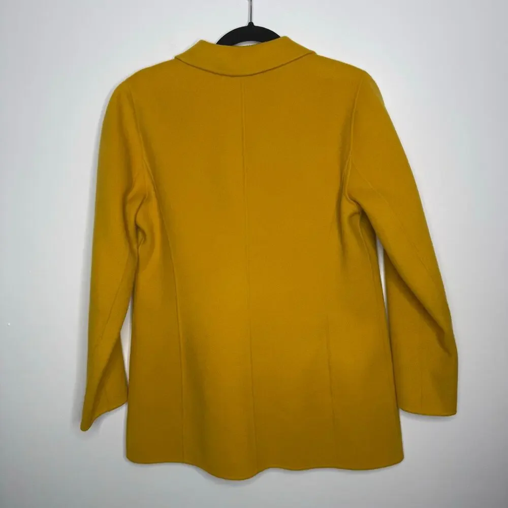 Talbots Womens Yellow Wool Jacket Size 8 - Picture 2 of 7